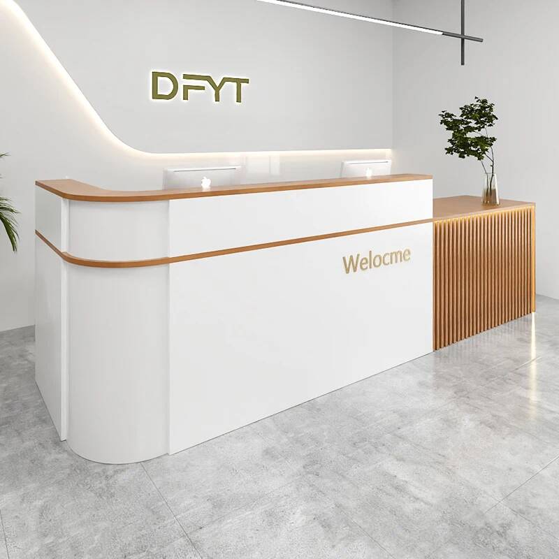 Office Furniture In Usa - 高級収納付き受付デスク、シニア向けカスタムビューティー産業用受付カウンターデザイン、アメリカ製レセプションモストラドール、オフィス家具