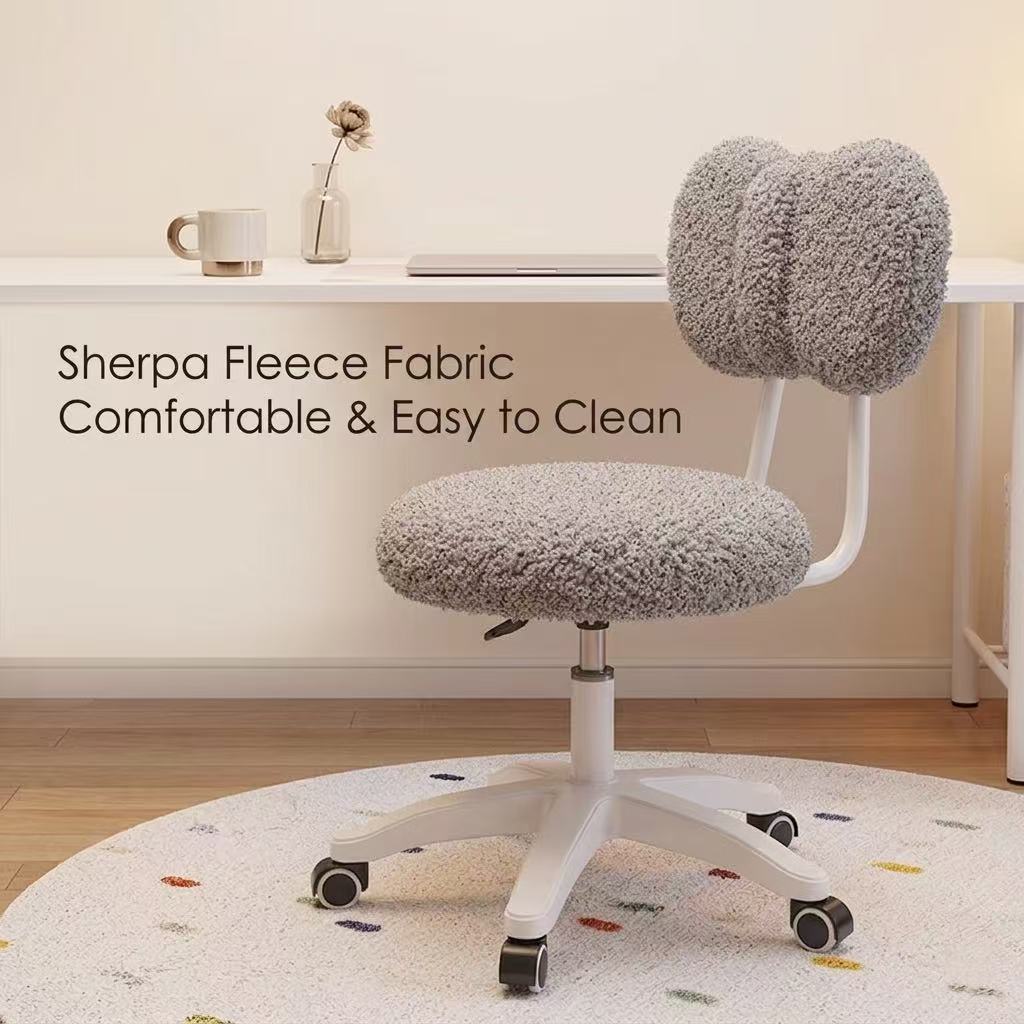 キュートなブークル素材の回転オフィスチェア360 °   回 - Office Furniture And Desks のレビューと価格