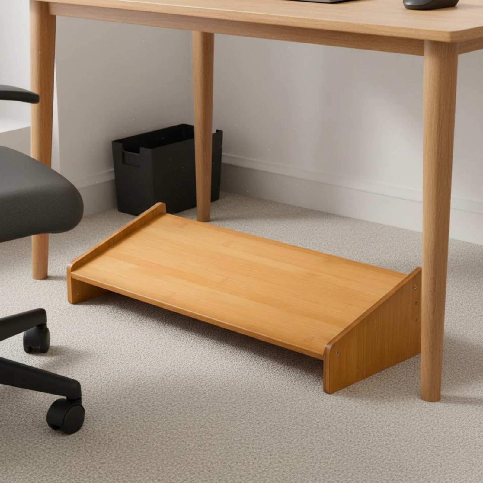 デスク下フットレスト 幅広表面 オフィス用フットスツール 角 - Office Furniture And Desks のレビューと価格