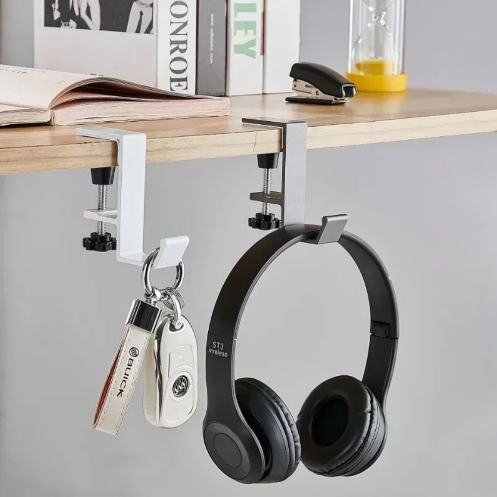 1/2個入り パンチフリー調整可能デスクフック ヘッドセット - Telephone Headset Office のレビューと価格