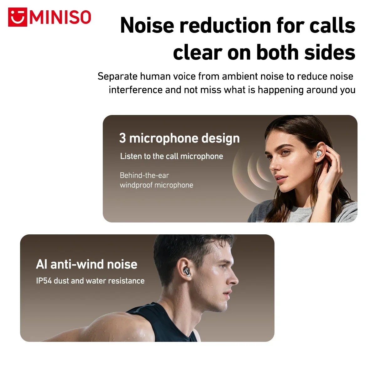 MINISO名創優品 MS105 Bluetoothイヤホン - Telephone Headset Office のレビューと価格
