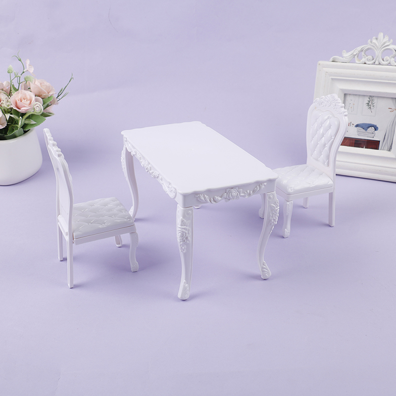 新しいドールハウス 1:6 キッチン家具 ダイニングテーブル - Office Furniture And Desks のレビューと価格