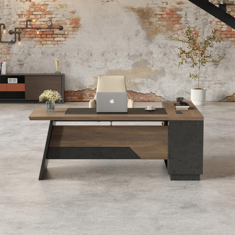 アメリカ倉庫製 モダンなコンピューターデスクセット 引き出し - Office Furniture In Usa のレビューと価格