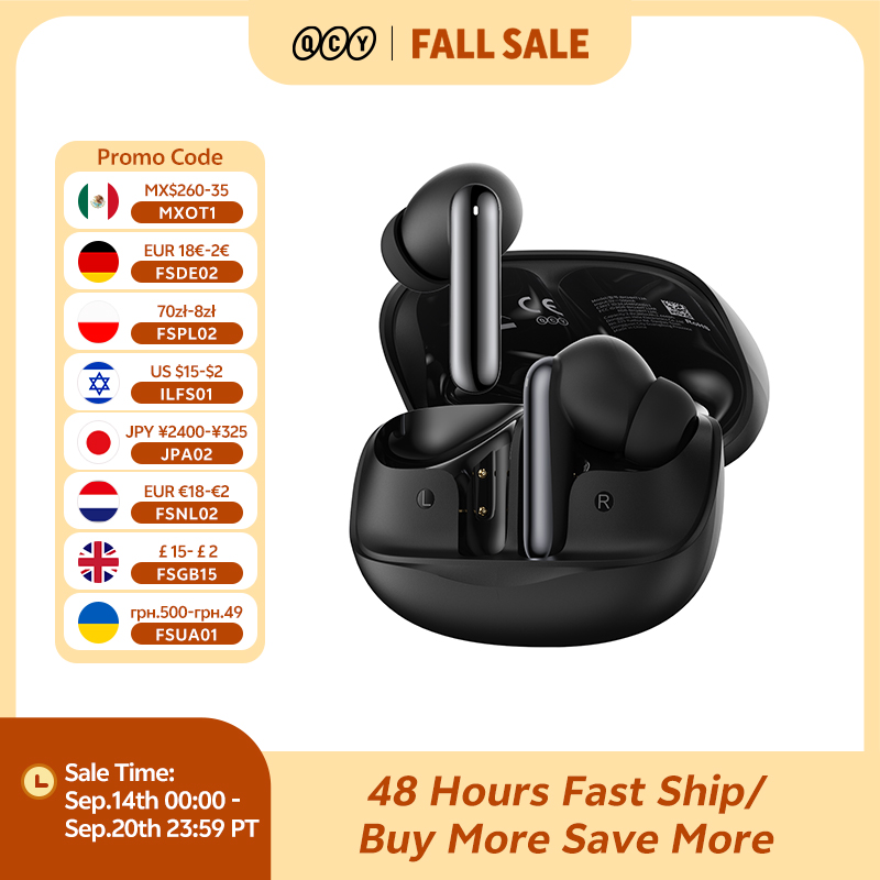 Qcy-Bluetooth 5.4 n50 ancワイヤレス - Telephone Headset Office のレビューと価格
