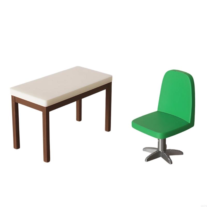ミニオフィスシーンアクセサリー 2 ピースセットドールハウス - Office Furniture In Usa のレビューと価格