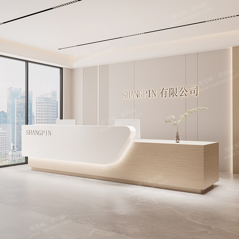 収納付き高級受付カウンター シンプルモダンビューティー イン - Office Furniture In Usa のレビューと価格