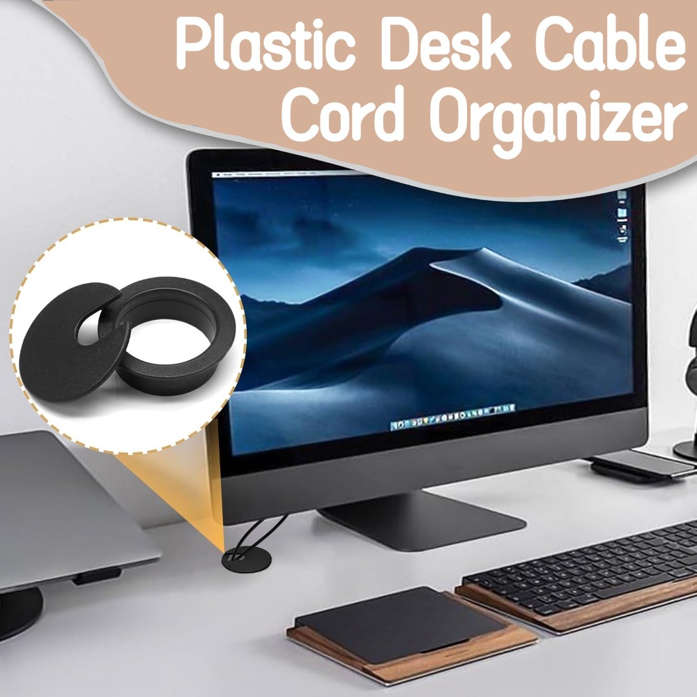 プラスチックワイヤー穴カバー 1.5/2/2.5 インチテー - Office Furniture And Desks のレビューと価格