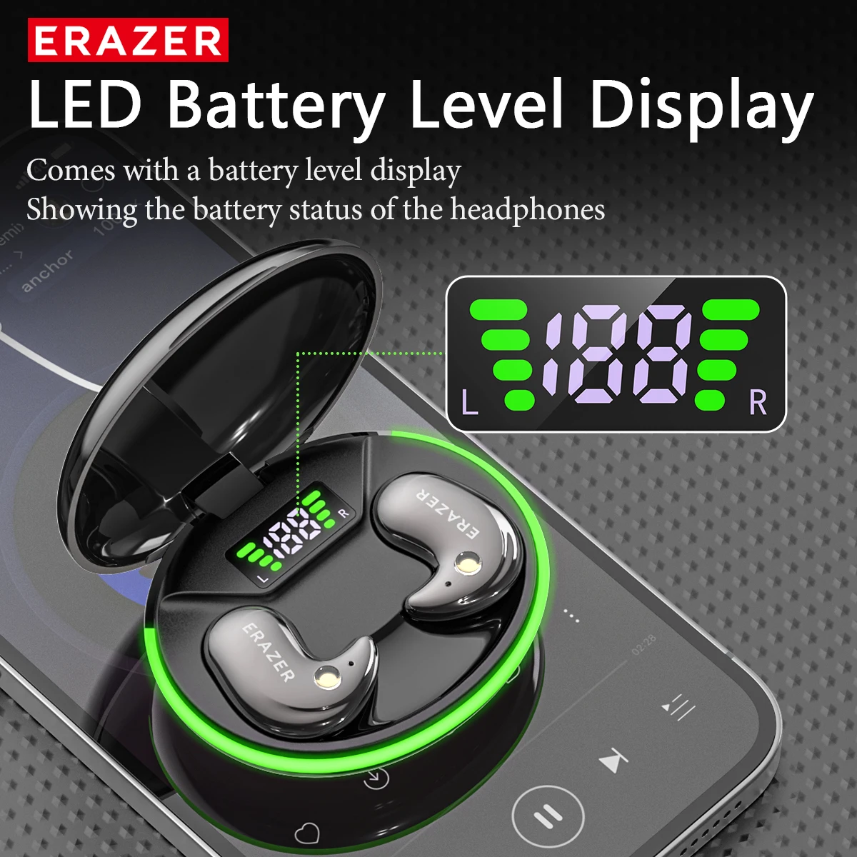 EARZER XF58 インイヤー型Bluetoothヘッド - Telephone Headset Office のレビューと価格