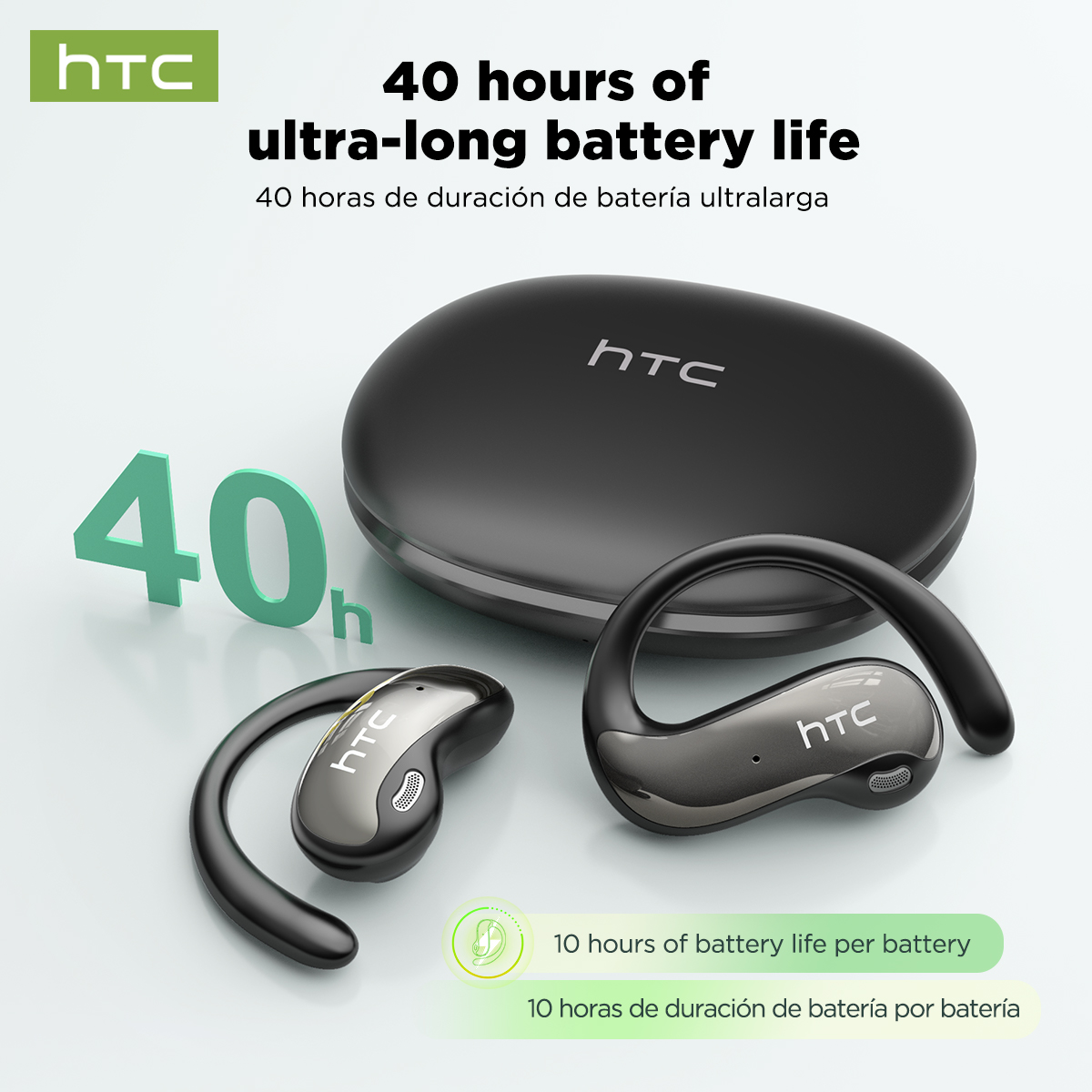 HTC NE19 Bluetooth イヤホン AI OWS - Telephone Headset Office のレビューと価格