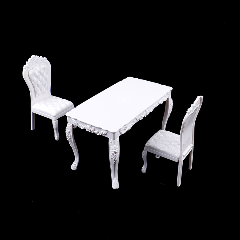 ドールハウス 1:6 キッチン家具 ダイニングテーブル 椅子 - Office Furniture And Desks のレビューと価格