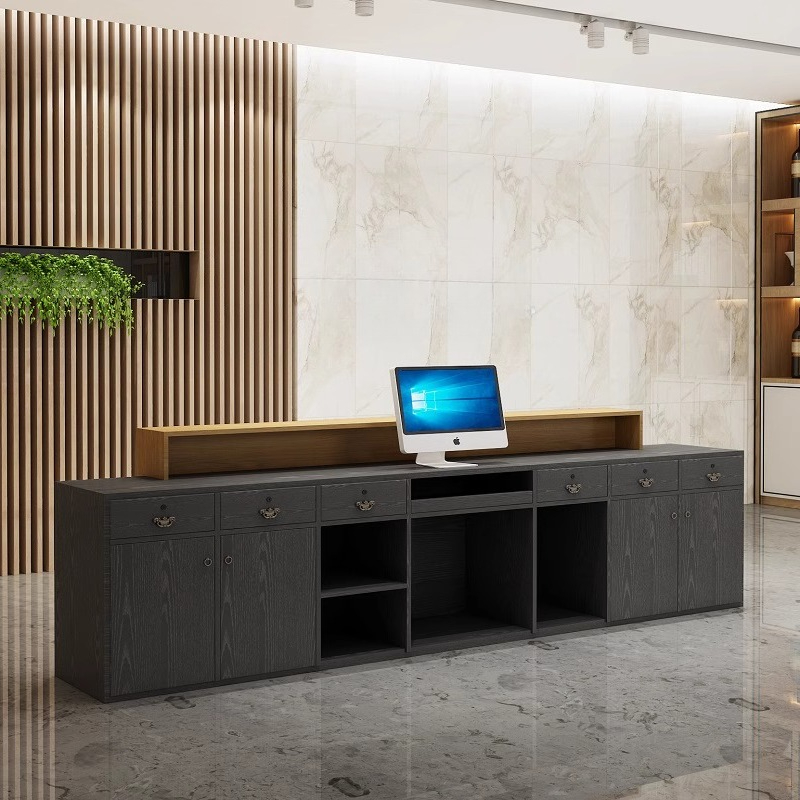 シンプルでクラシックな受付デスク、美容サロン、シニアデザイン - Office Furniture In Usa のレビューと価格