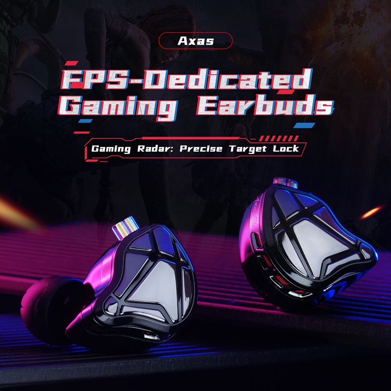    KZ Axas FPSゲーミングIEMヘッドホン プ - Telephone Headset Office のレビューと価格